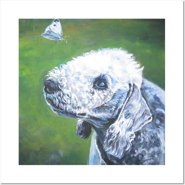 Bedlington Terrier Fine Art Painting Wall Art by LASHEPARD